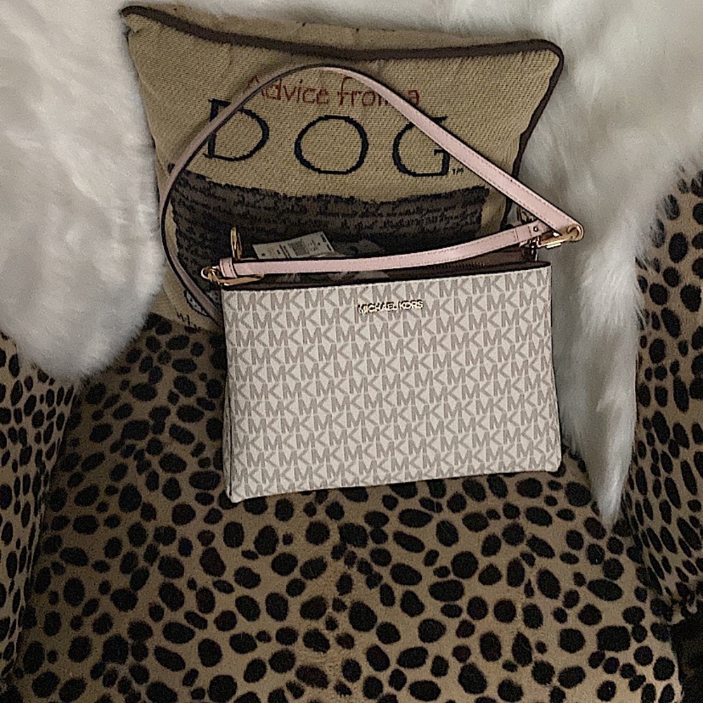 BNWT mk pink crossbody purse